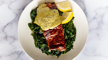 Diablo Paprika Salmon with Spinach