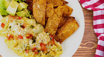 Diablo Verde Huevos con Cotija