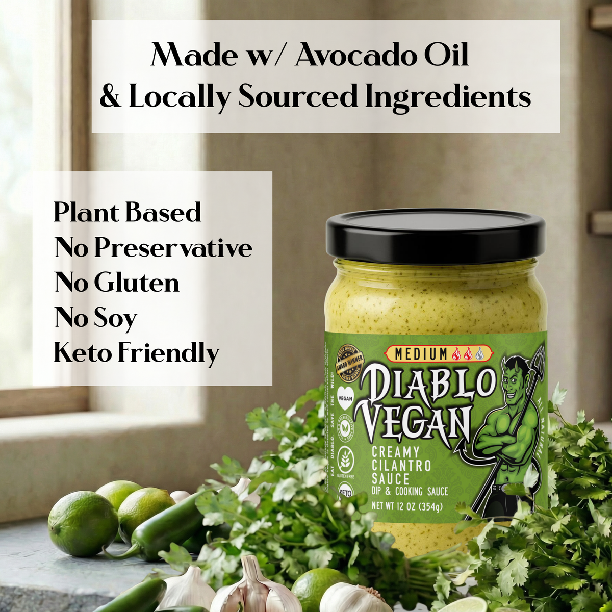 Diablo Vegan Medium 3sonsfoods LLC Diablo Vegan Medium 3sonsfoods LLC