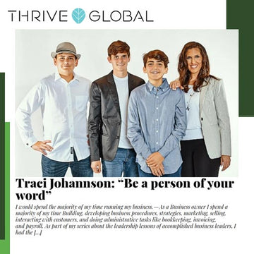 Thrive Global - Be a person of your word